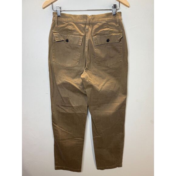 Madewell Women's NC368 Size 26 Brown The Perfect Vintage Straight Workwear Pant - Picture 4 of 7